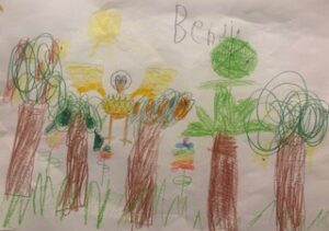 Picture of the Week:  Anansi & The Talking Water Melon by Benji (age 8)