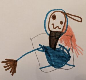 Picture of the Week: Baba Yaga, by Rose (age 5) from Ottowa, Canada